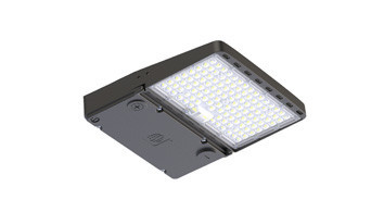 ASD-LSB5B-NEOX-150BR - 100-150W LED Area Light Q-Base Photocell Bronze - ASD Lighting