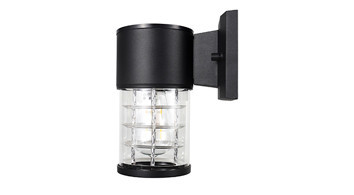 ASD-WGLR-1E26RT-BK - Outdoor Wall Cylinder 1xE26 120V Retro Black - ASD Lighting