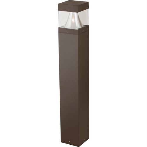 87996-SU - 42" LED Square Bollard 14W Selectable CCT Bronze - Sunlite