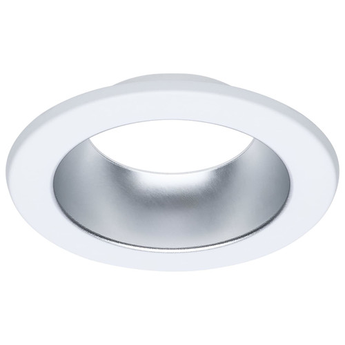S13520 - 4 Inch Round Commercial Downlight Trim Clear/White - Satco