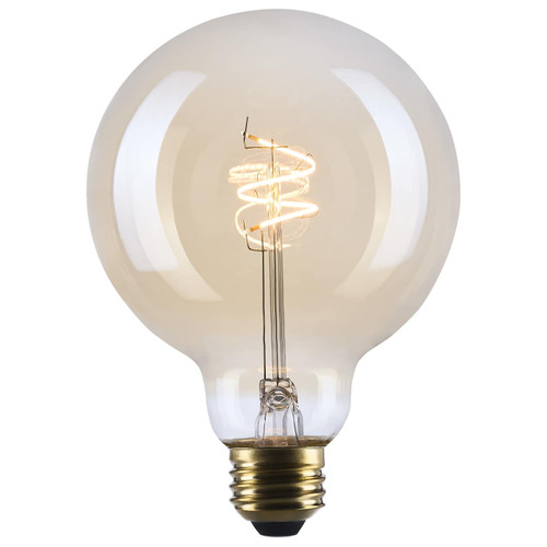 S14212 - 3.5W G30 LED 2000K Amber Coil Filament Bulb - Satco