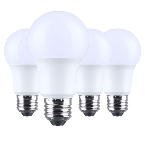S14359 - 9.8W LED A19 4000K Medium Base 4-Pack - Satco