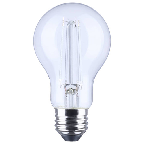 S14391 - 6W LED A19 Straight Filament Black Light Bulb - Satco