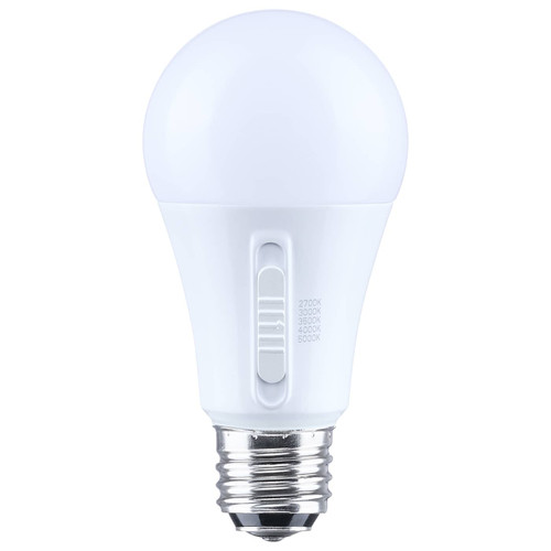 S14404 - 13.5W LED A19 Three-Way Selectable CCT Lamp - Satco