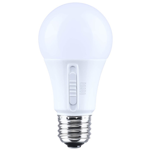 S14407 - 9W LED A19 Selectable CCT 12-34V Medium Base - Satco