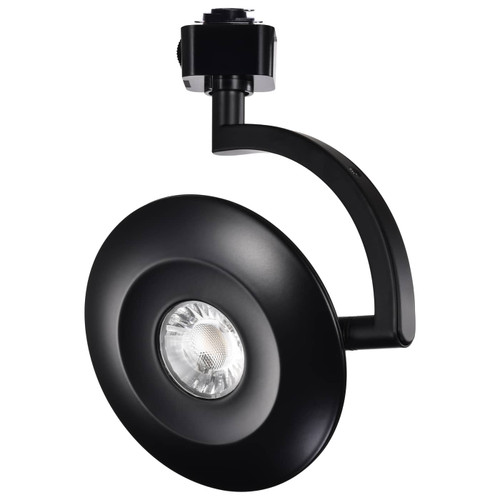 TH674 - 12W LED Orb H-Style Track Head Selectable CCT Black - Satco