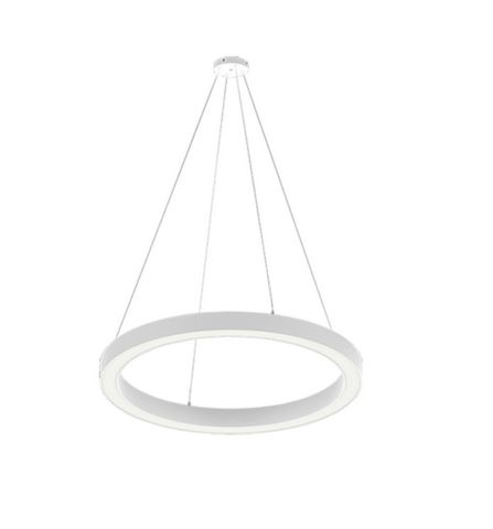 LIR-48(100/90/80)/8A-(WH/BK) - 48" LED Circular Pendant 100W Selectable CCT - Alphalite