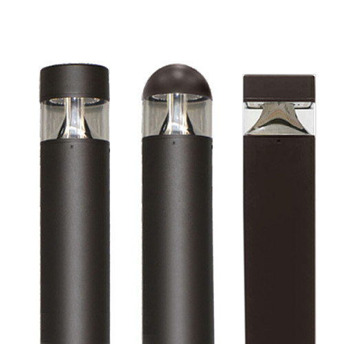 BLG-S-40L3-8A3-FT - Square BLG LED Bollard Selectable CCT with Photocell - Alphalite