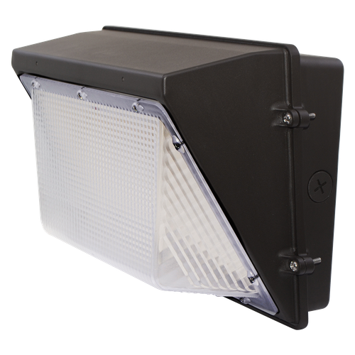 WPS/45W/750/UD/BZ-RW - 46W LED Wallpack 5000K 6300 Lumens Bronze - Eiko