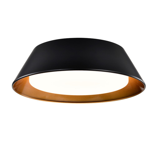 2-0245D-G-MCT-05/22 - 17W LED Ceiling Fixture Selectable CCT Black/Gold - Sun Park Electronics