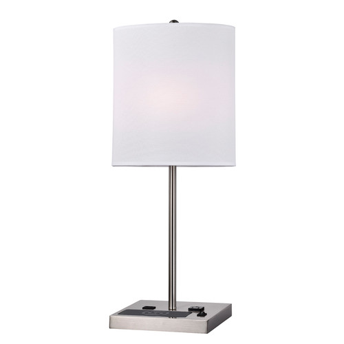T101-62 with on/off switch - 8W LED Table Lamp 2700K Satin Nickel - Sun Park Electronics