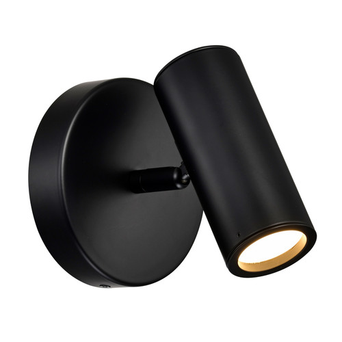 W3010D-xxxxK-05 - 8W LED Wall Sconce Selectable CCT Black - Sun Park Electronics