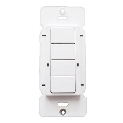 PSC-DM-WS-400-BLE-SR-WH - TruBlu 4-Button Bluetooth Wall Controller 120-277V - Halco