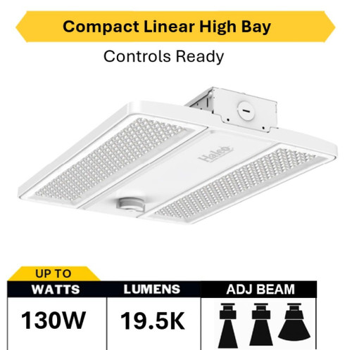 CLHB-1-LS-CS-U - LED Select Compact Linear Highbay 90W-130W Selectable CCT - Halco
