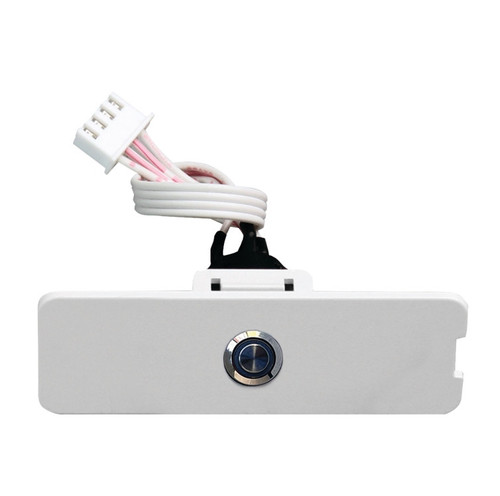 CBT-ENDCAP-EMTS - Center Basket Troffer End Cap w/ Test Switch - Halco
