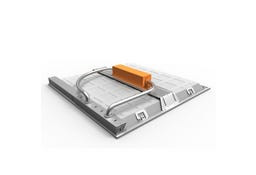 EMMB-2 - Emergency Battery Backup Mounting Bridge for 2x2 & 2x4 Panels - Halco