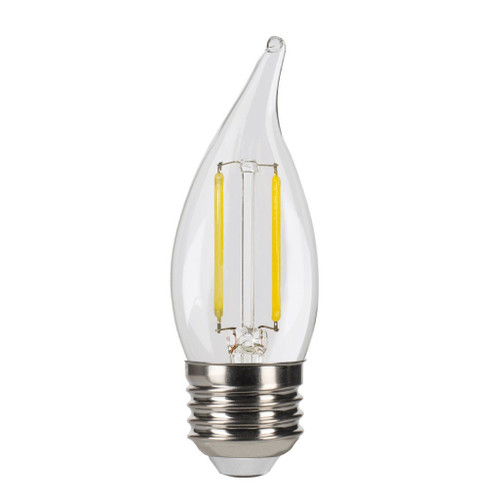 3CA11-CL-FLED4-930-E26-D - 3.3W CA11 LED Filament Bulb 3000K - Halco