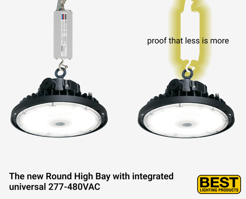 HBRSR-353024L-3CCT-UNC-BLK - 35K/30K/24K Lumen 3CCT Round High Bay - Best Lighting