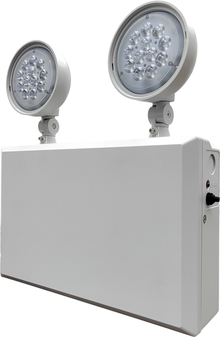 LEDXR65B - 50W Dual Head LED Emergency Unit 120-277V Black - Best Lighting