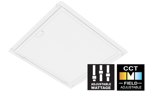 LPR-BL-24UX-36/8CT G5 SR/RC (TAA) - 2x4 Slim LED Panel Retrofit Kit Selectable Wattage CCT - Aleo Lighting