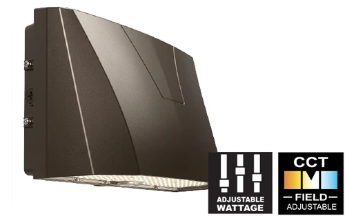 WPX-80UX/CT WH (TAA) - 80W Full Cut Off LED Wall Pack Selectable CCT 120-277V - Aleo Lighting