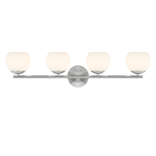 D251H-4B-PN - 4-Light Vanity Polished Nickel - Designer Fountain