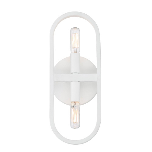 D254C-2WS-MW - Carousel 2-Light Wall Sconce - Designer Fountain