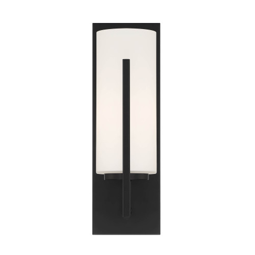 D258M-WS-MB - Cambria 1-Light Wall Sconce Matte Black - Designer Fountain