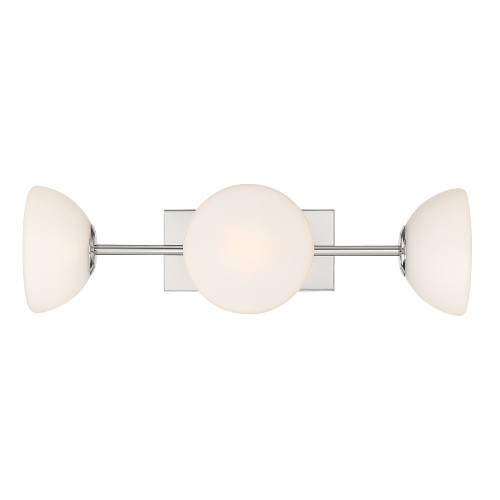 D270H-3B-PN - Zio 24" 3-Light Vanity Light Polished Nickel - Designers Fountain