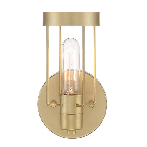 D273M-WS-GM - 1-Light Wall Sconce Golden Mist - Designer Fountain