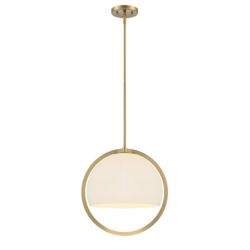 D274M-16P-BG - Eterna 16" Brushed Gold 1-Light Pendant - Designers Fountain