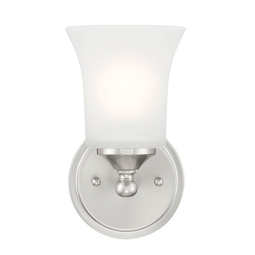 D278M-WS-BN - Bronson 9.5" 1-Light Wall Sconce Brushed Nickel 60W - Designers Fountain