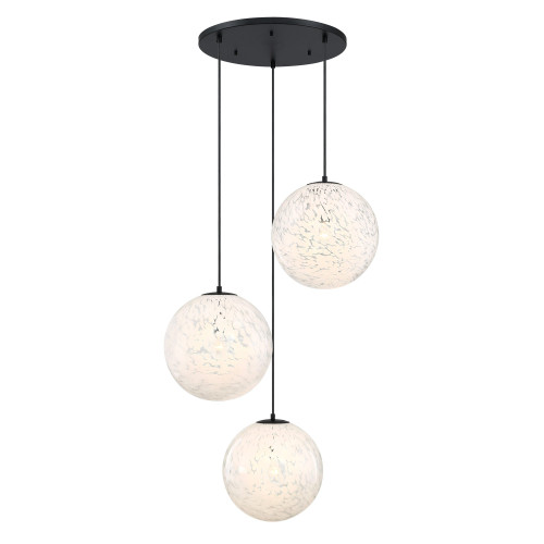 D282M-3CHC-MB - 30" 3-Light Chandelier - Designer Fountain