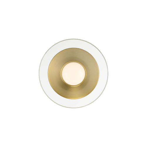 D294C-WS-BG - Litto 6" 1-Light Brushed Gold Wall Sconce 60W 120V - Designers Fountain