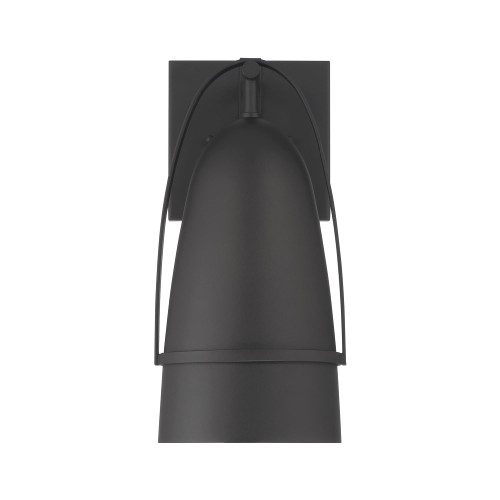 D302M-6EW-BK - Rue 14" 1-Light Outdoor Wall Lantern Black Dark Sky - Designers Fountain