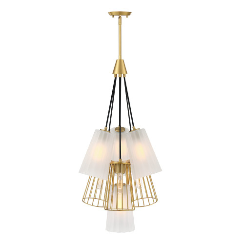 D328M-7CH-BG - 17.75" 7-Light Chandelier - Designer Fountain