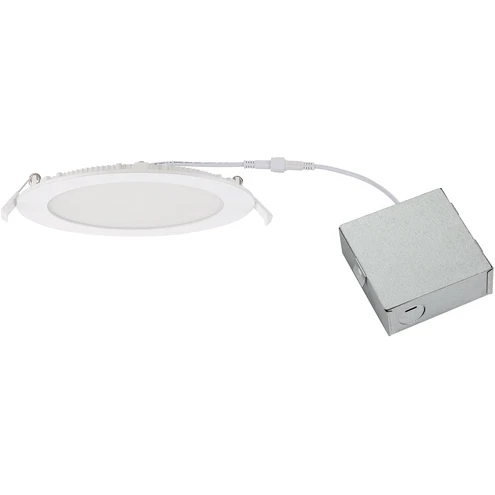 EV685RWMVWH50 - 6" Round Slim Panel 5CCT LED Downlight 120-277V - Designers Fountain