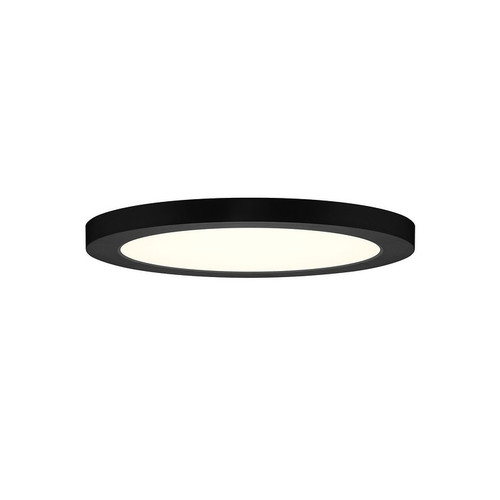 LED1592L3-BK - 9" Low Profile Integrated LED Flush Mount Black - Designers Fountain