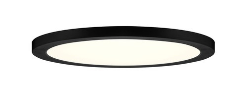 LED1593L3-BK - 12" Low Profile 24W Integrated LED Flush Mount - Designers Fountain