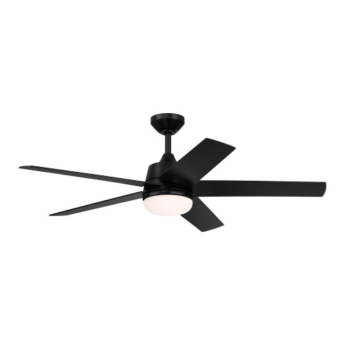 FS-ATR52RGB-MB - 52" Smart RGB Tunable Ceiling Fan Matte Black - Designers Fountain
