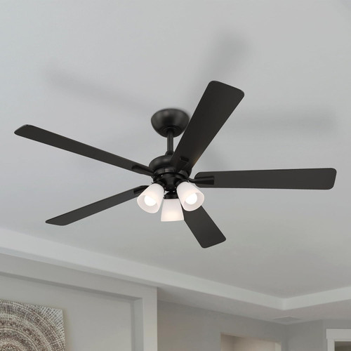 FR-CHR52F30-MB - 52in LED Ceiling Fan 3000K Remote - Designer Fountain