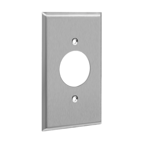 7861 - 1-Gang Locking Device Wall Plate Stainless Steel - Enerlites