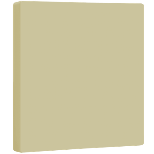 SI8802-I - 2-Gang Screwless Blank Wall Plate Ivory Standard Size - Enerlites
