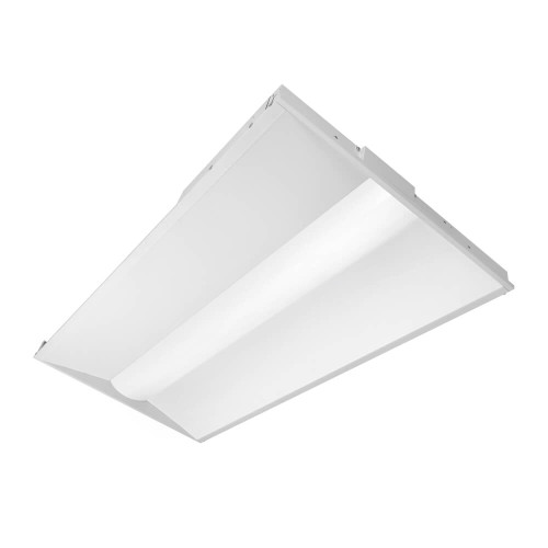 BCB-24-LB4-8-CP3-MV-LVD-I-BBU - 2x4 Boost Center Basket Troffer w/ Battery Backup - ETI Lighting