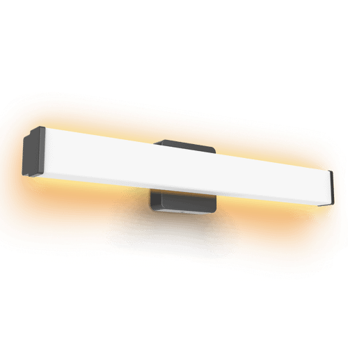 ALVL-24-9CP5NL-SV-TD-MB - 24" Allure Vanity Light NightLightR 25W Selectable CCT Matte Black - ETI Lighting
