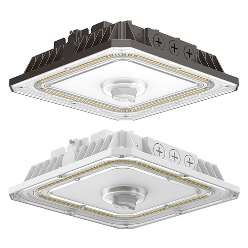 SCM10/100S/8C3/WH-Z10 - 10" Slim LED Canopy 40-100W 3CCT 120-277V - NaturaLED