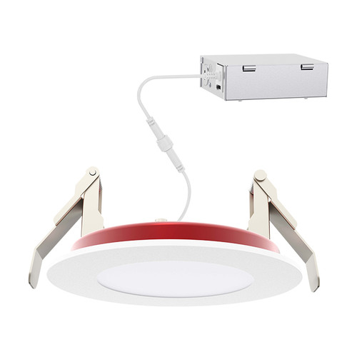 LED4DLR-FR-82L9CCT5 - 10W 4" Fire Rated Slim Disk Selectable CCT - NaturaLED