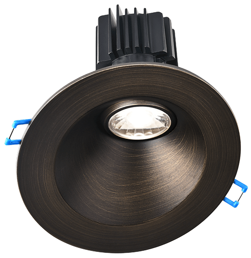 LRG3-3018K-HO-4RSL-ORB - 4" Dim to Warm 11W LED Sloped Gimbal Downlight Bronze - Lotus LED