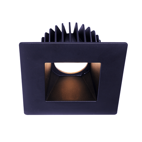 4S-CPL-BK - 4" Square Polycarbonate Black Trim Adder for LD4S - Lotus LED