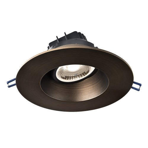 LRG6-5CCT-HO-ORB - 6" Round Regressed Gimbal 18W Selectable CCT Oil Rubbed Bronze - Lotus LED